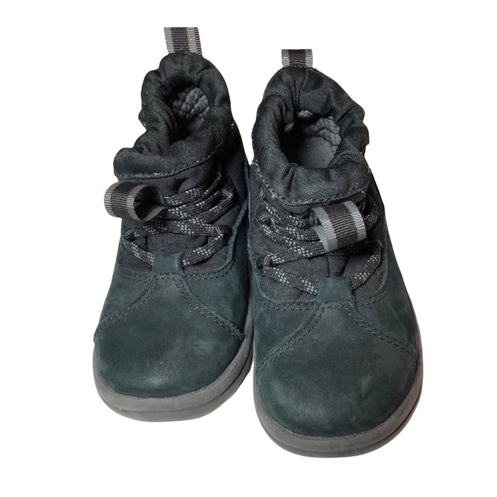 Timberland Boots Dark Greenish Blue Leather Primaloft Toddler 6.5